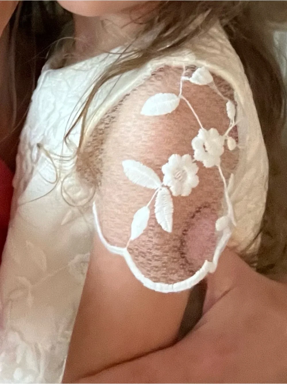 Anthropologie Princess Daliana Lindi Dress / White lace